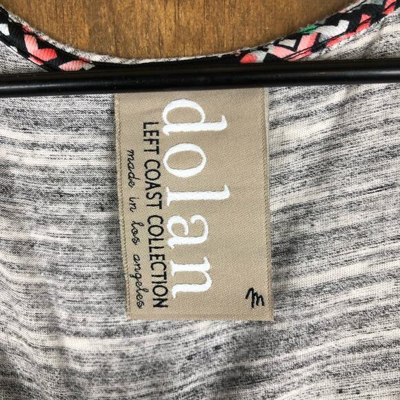 Anthropologie Dolan Womens Shirt Gray Tank Top Heathered Stretch Medium - Picture 4 of 10